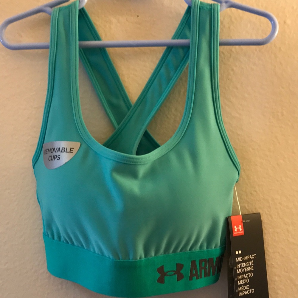 Under Armour Crossback XS Mid Impact Sports Bra